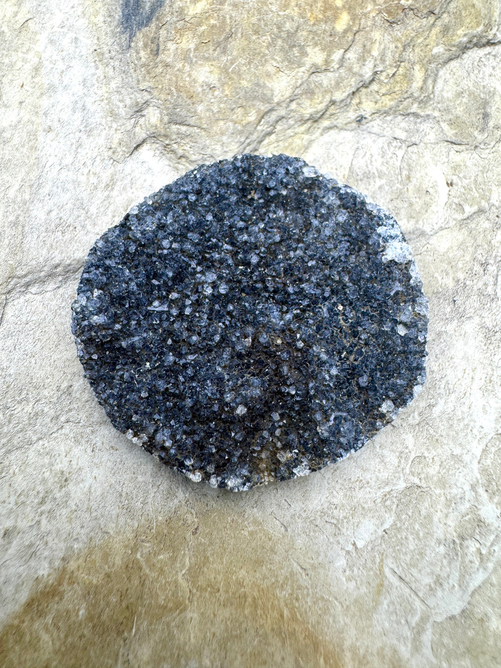 Natural Druzy Cabochon 33x35mm - Natural Druzy