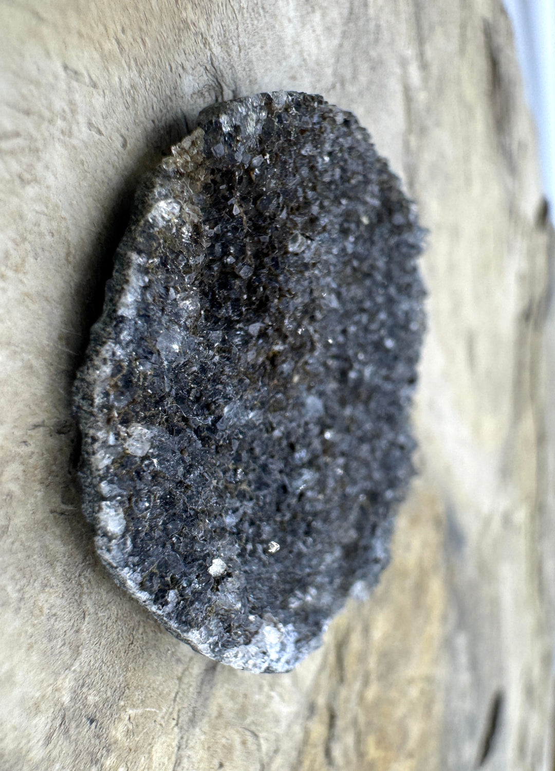 Natural Druzy Cabochon 33x35mm - Natural Druzy