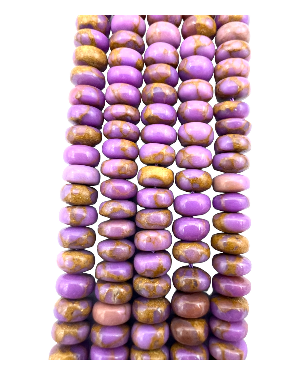Natural Phosphosiderite 8x5mm Rondell Beads (Sold by 1/2