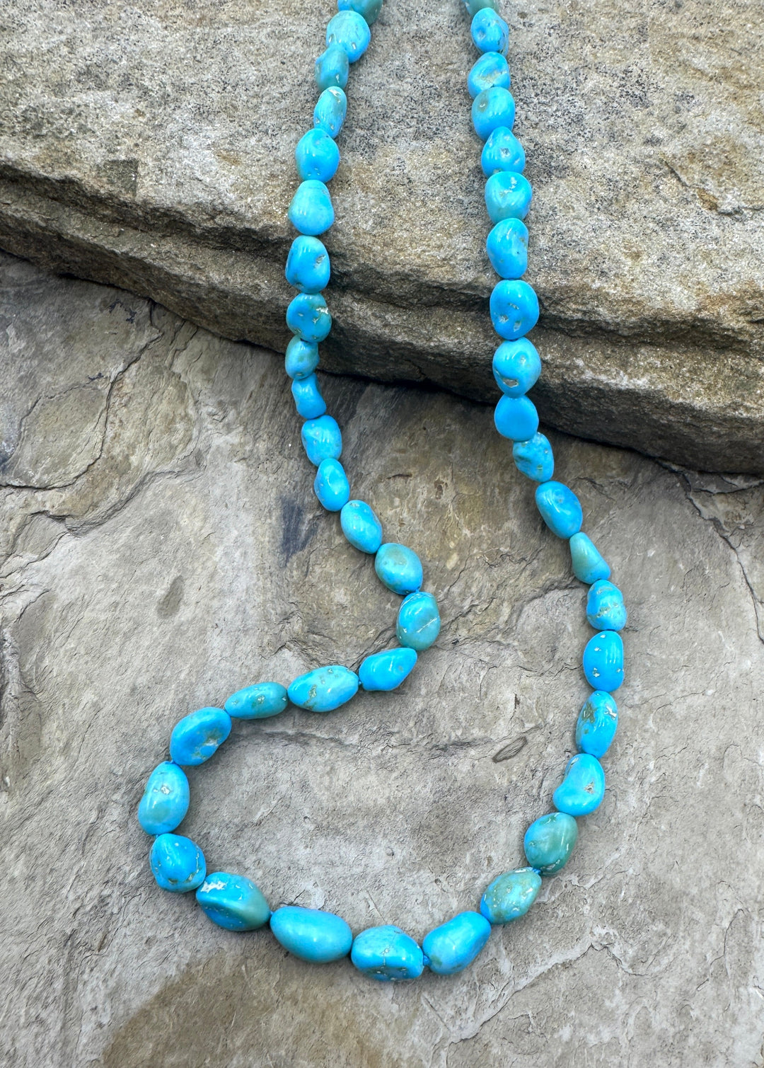 Natural Sleeping Beauty Turquoise (AZ) 6x8 6x12mm Nugget