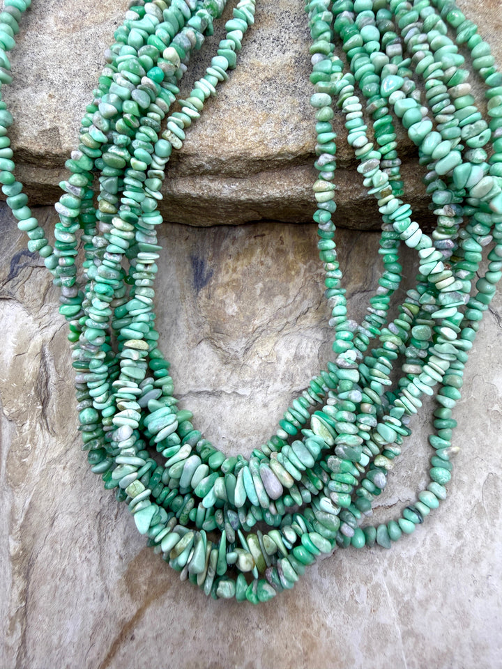 Nevada Variscite 4-6mm Nugget/Chip Beads 16 Inch Strand