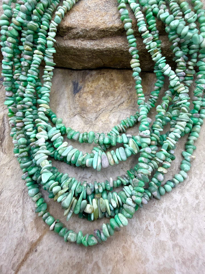 Nevada Variscite 4-6mm Nugget/Chip Beads 16 Inch Strand