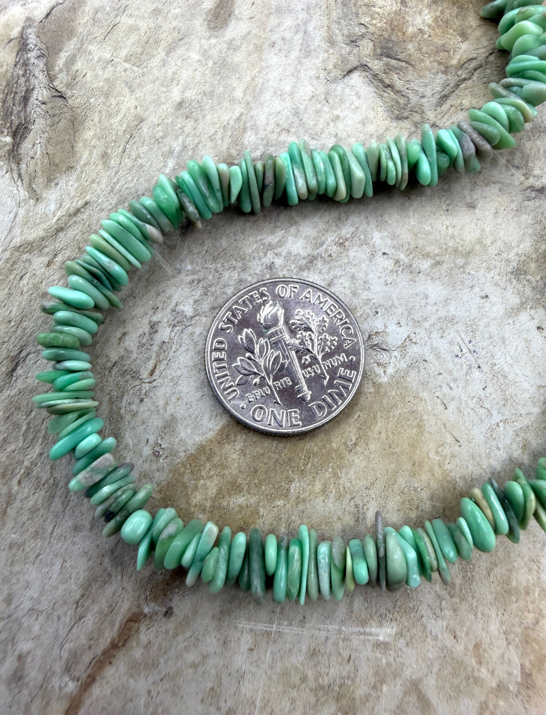 Nevada Variscite 4-6mm Nugget/Chip Beads 16 Inch Strand