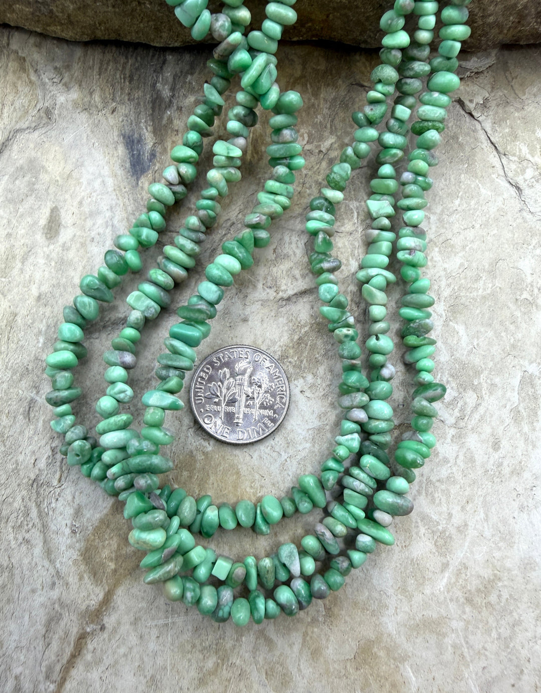 Nevada Variscite 4-6mm Nugget/Chip Beads 16 Inch Strand