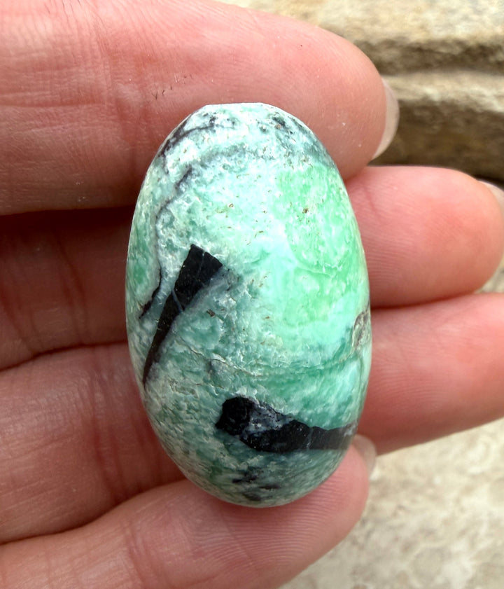 Nevada Variscite BIG Focal Pendant Bead Top Drilled