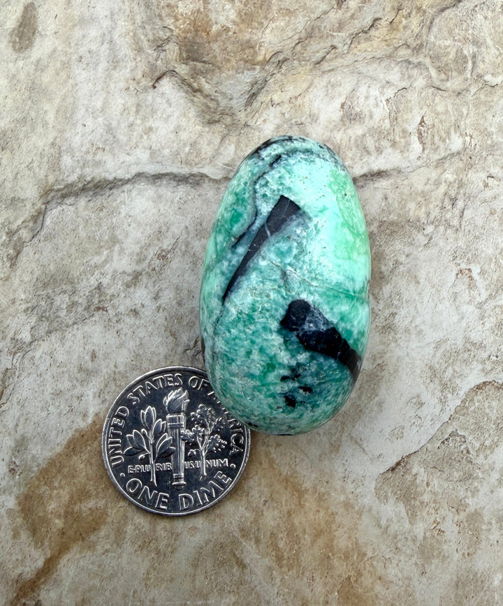 Nevada Variscite BIG Focal Pendant Bead Top Drilled