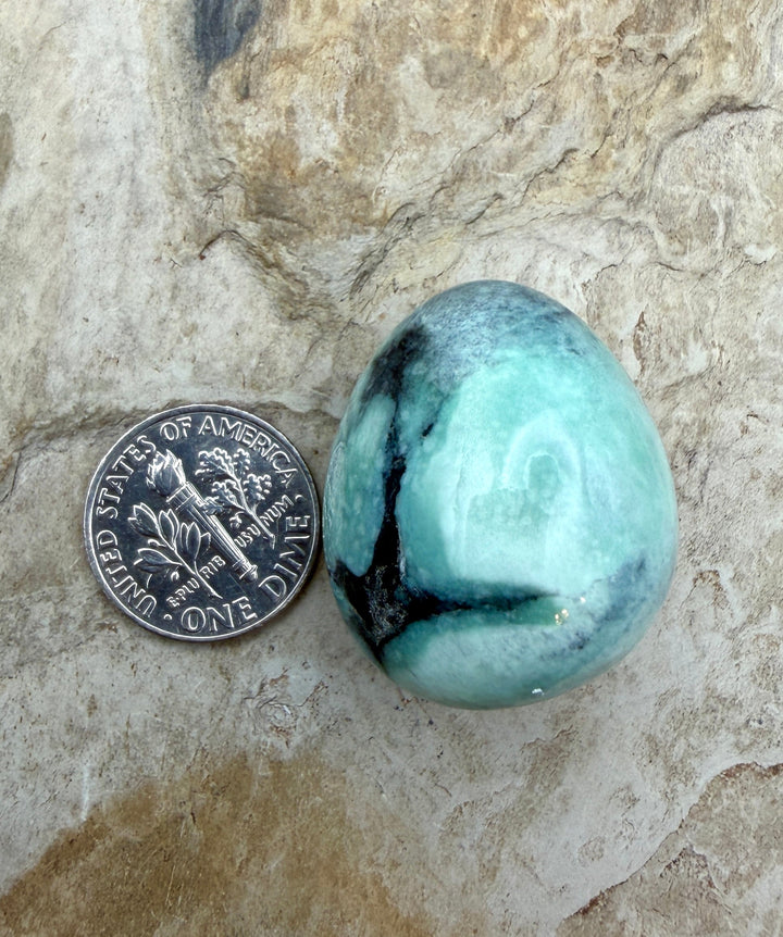 Nevada Variscite BIG Focal Pendant Bead Top Drilled