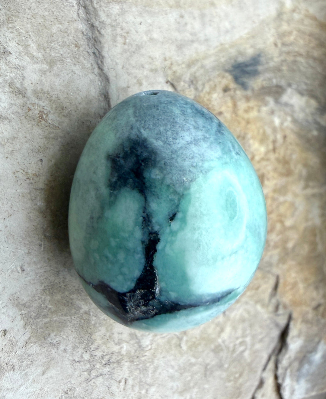 Nevada Variscite BIG Focal Pendant Bead Top Drilled