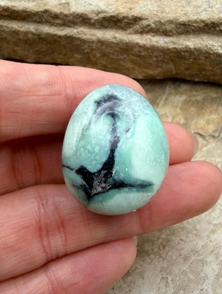 Nevada Variscite BIG Focal Pendant Bead Top Drilled