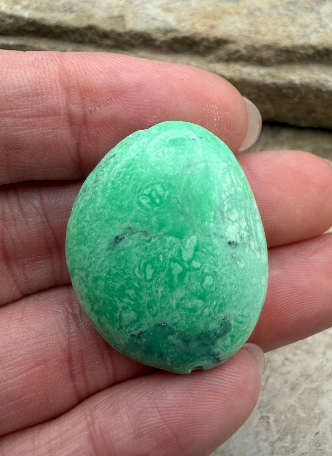 Nevada Variscite BIG Focal Pendant Bead Top Drilled