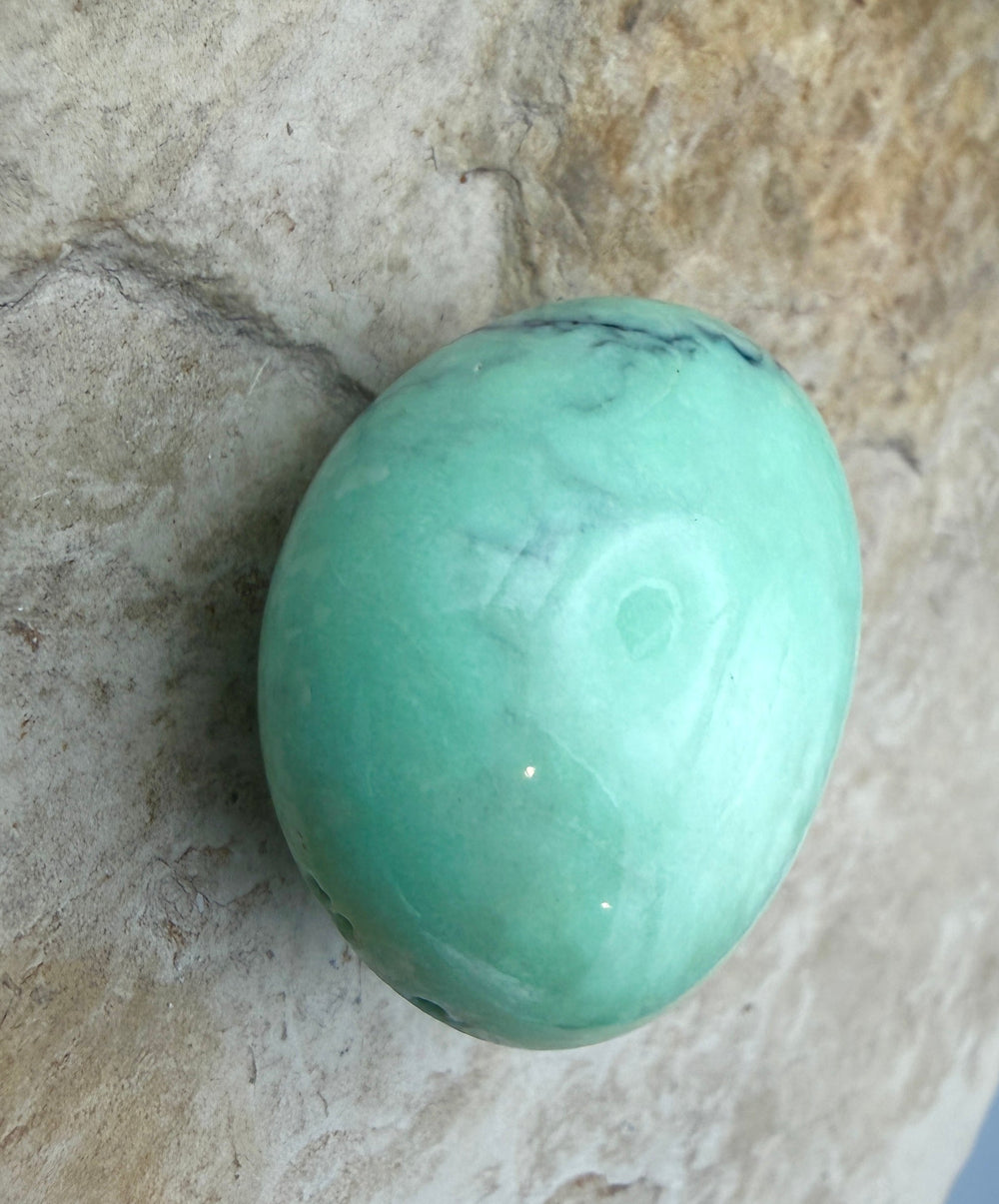 Nevada Variscite BIG Focal Pendant Bead Top Drilled