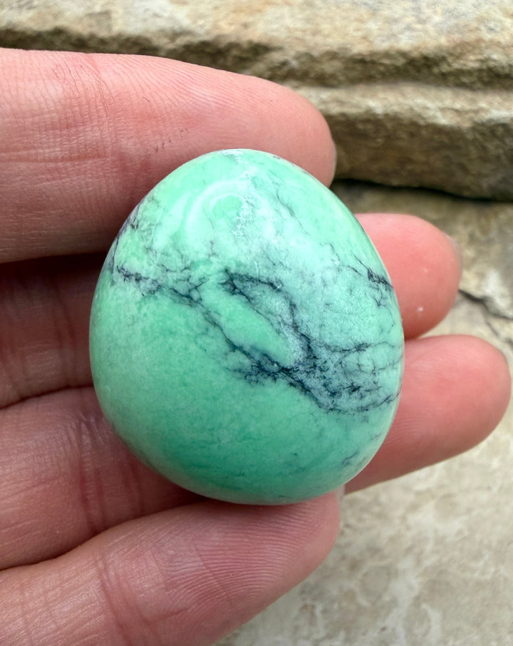 Nevada Variscite BIG Focal Pendant Bead Top Drilled