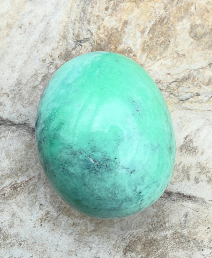 Nevada Variscite BIG Smooth Rounded Focal Bead 20x25x18mm