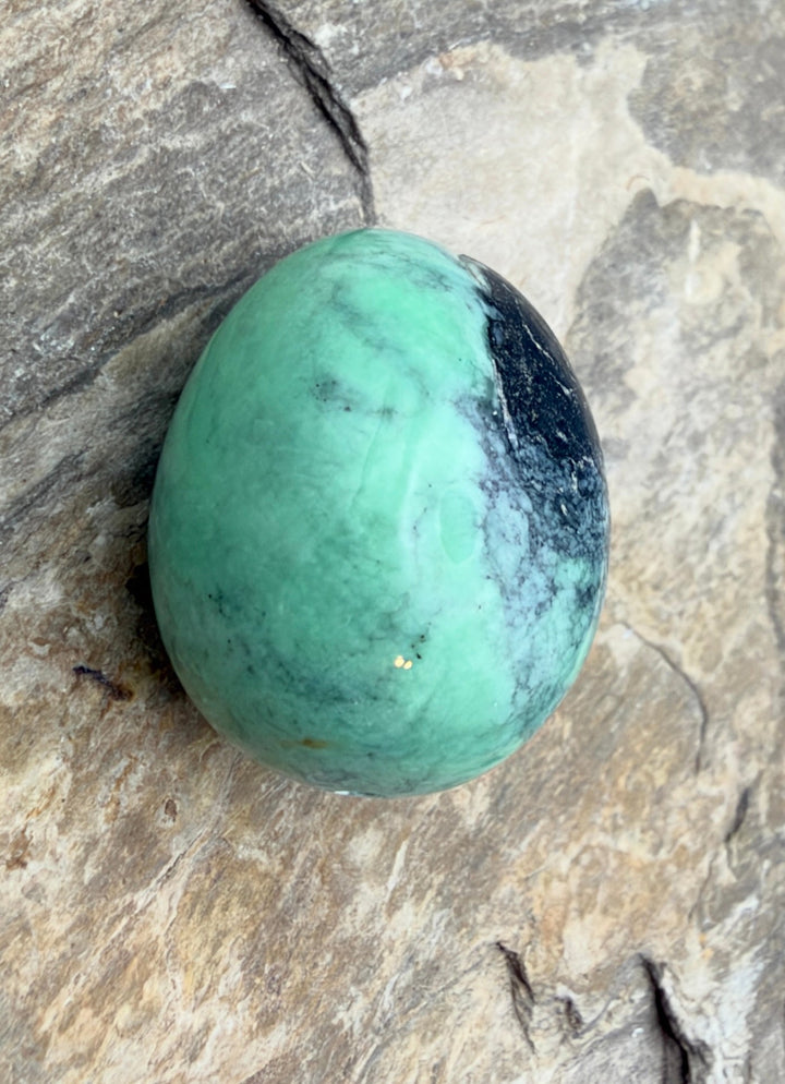Nevada Variscite BIG Smooth Rounded Focal Bead 20x25x18mm