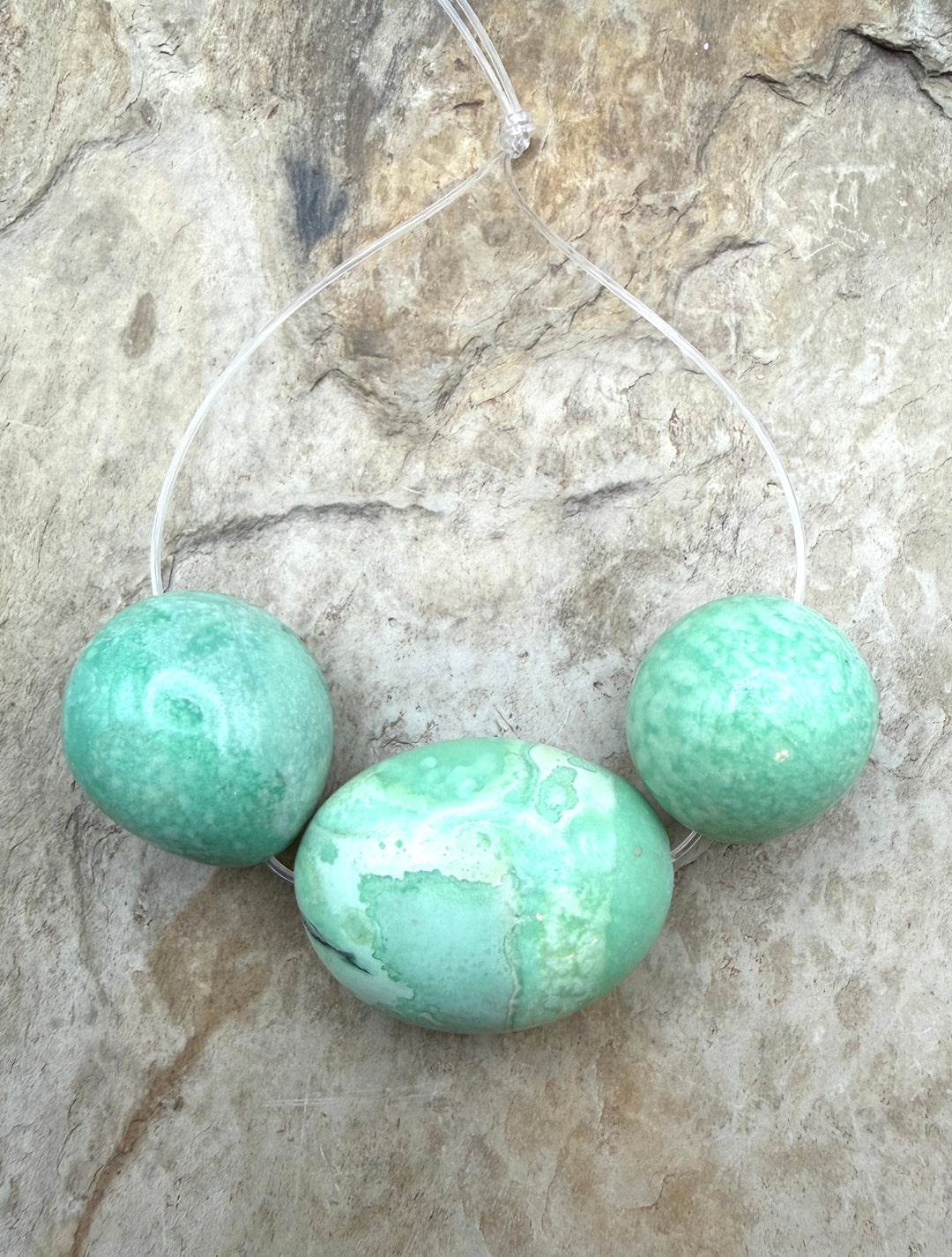 Nevada Variscite BIG Smooth Rounded Nuggets 21-30mm Focal