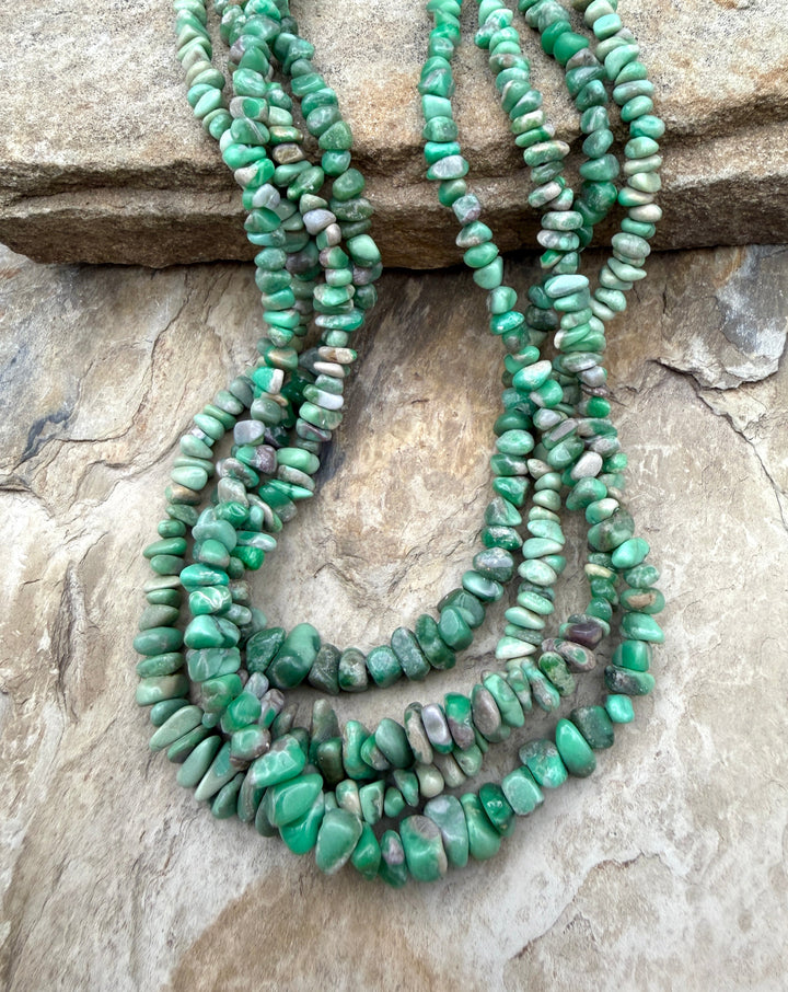 Nevada Variscite Graduated 4-6mm Nugget/Chip Beads 16 Inch