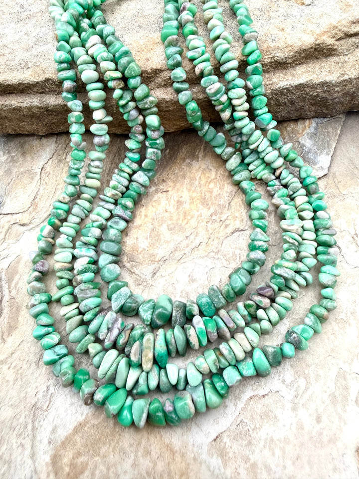 Nevada Variscite Graduated 4-6mm Nugget/Chip Beads 16 Inch