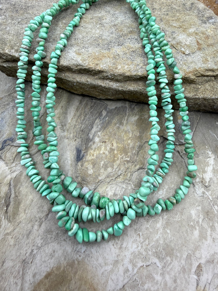 Nevada Variscite Graduated 4-7mm Chip/Nugget Beads 16 Inch