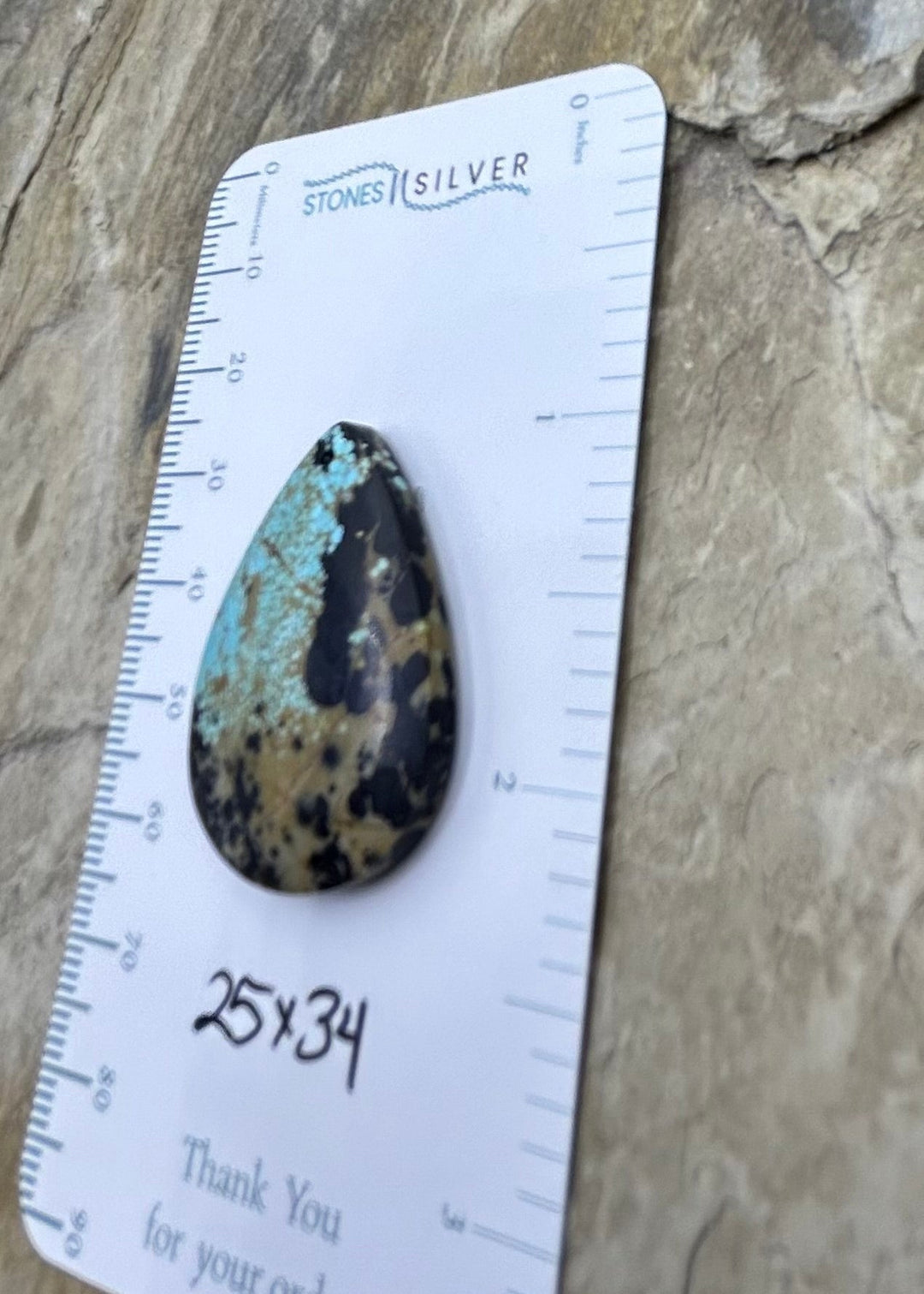 OLD STOCK Kingman Turquoise (Arizona) Focal Pendant Bead