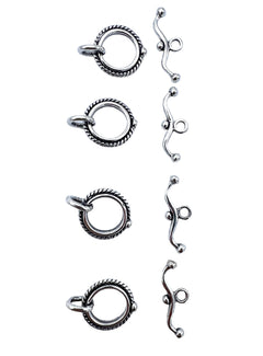 
	  
  
	  
	  
  
	  
	  
  
	  
	  
	  	
	    Oxidized Sterling Silver Toggle Clasp (Pkg of 1 Set)