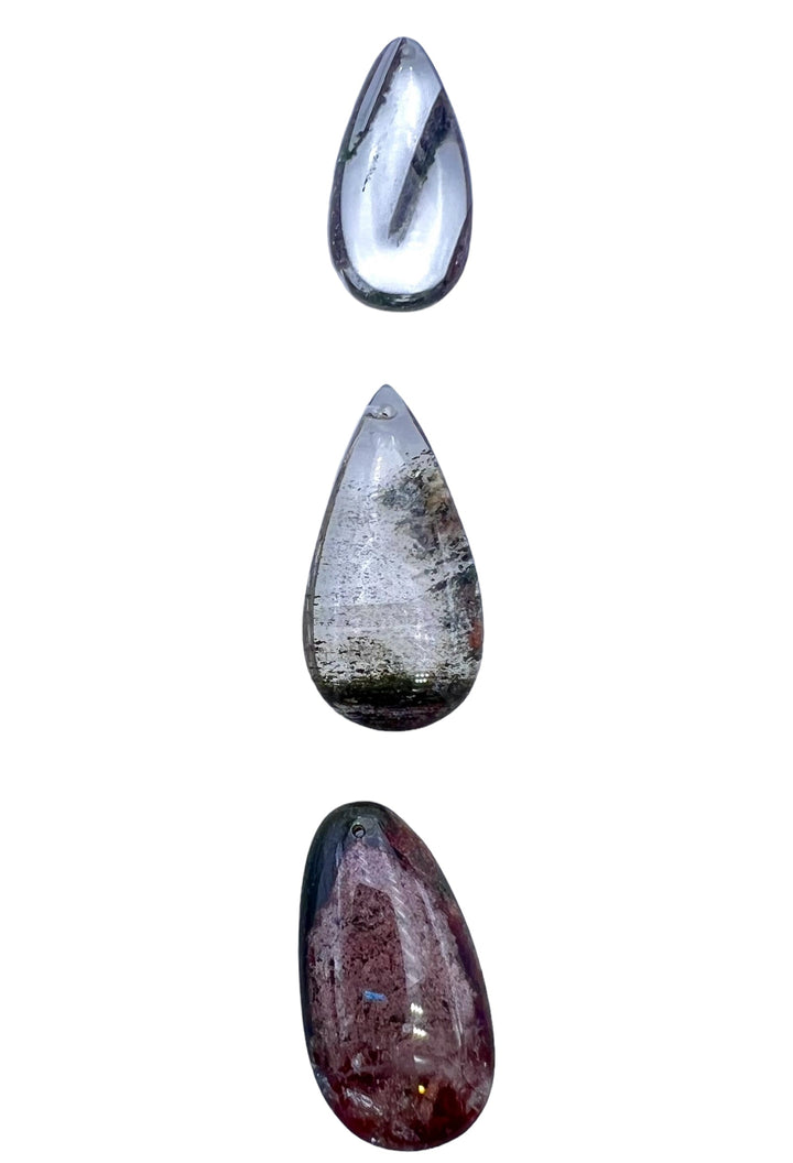 Phantom Quartz/Iodolite Focal Pendant (Select One Stone) -