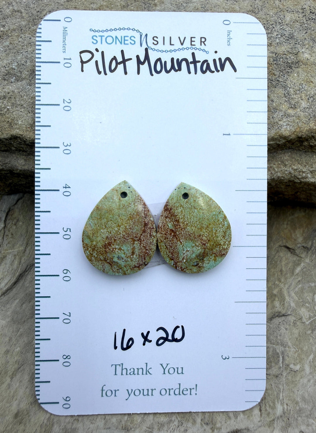 Pilot Mountain Turquoise (Nevada) Small Matching Earring