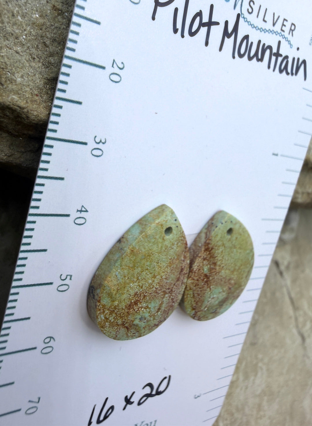 Pilot Mountain Turquoise (Nevada) Small Matching Earring