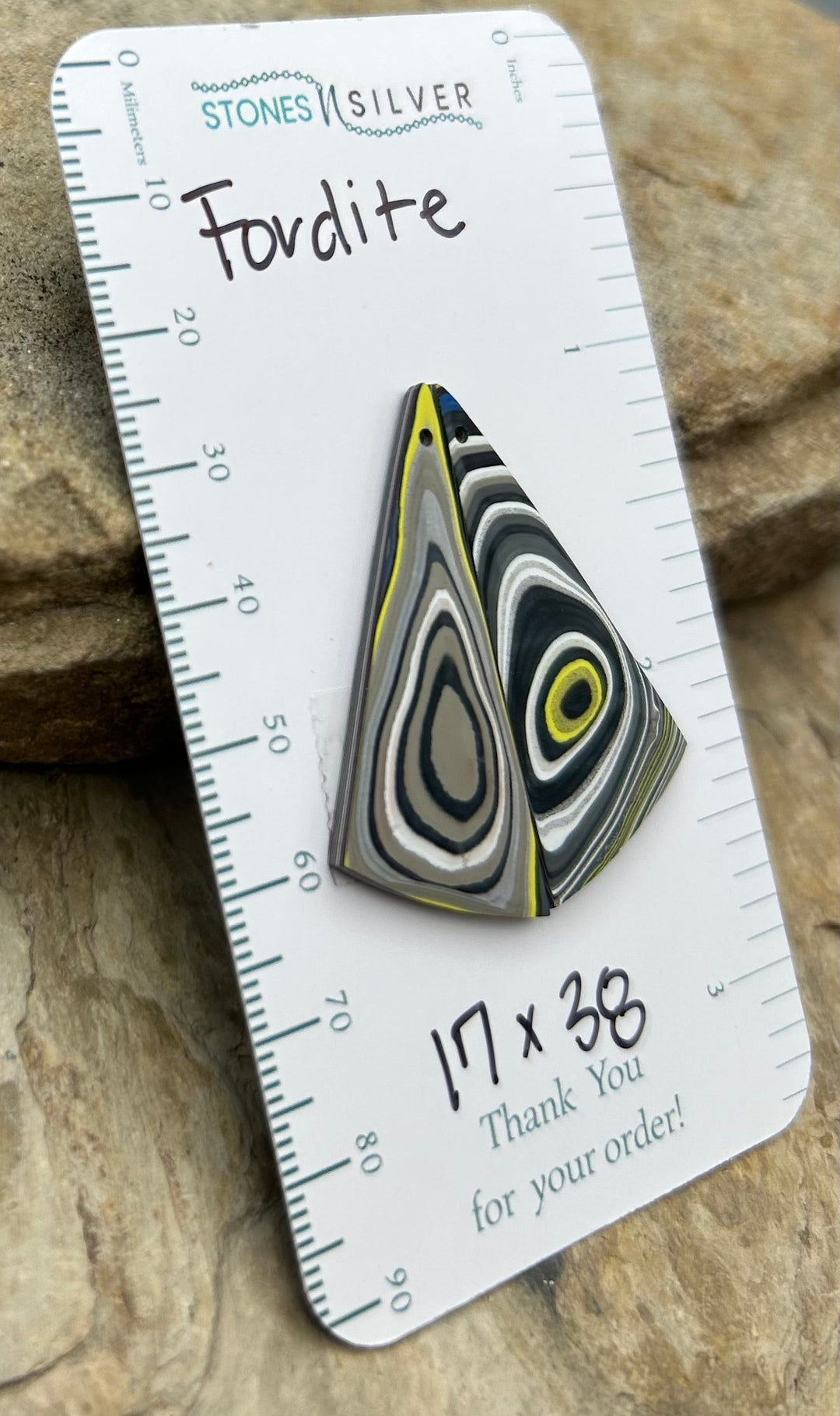 Premium Fordite/Detroit Agate Earring Slab Bead Pair