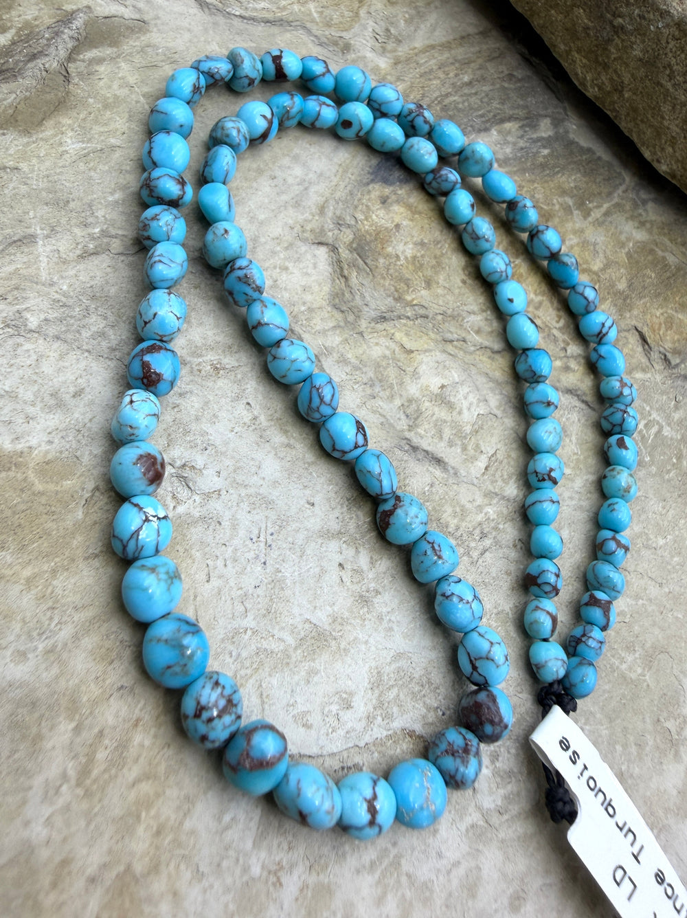 Prince Turquoise (Egypt) Graduated 4-6mm Rounded Nugget