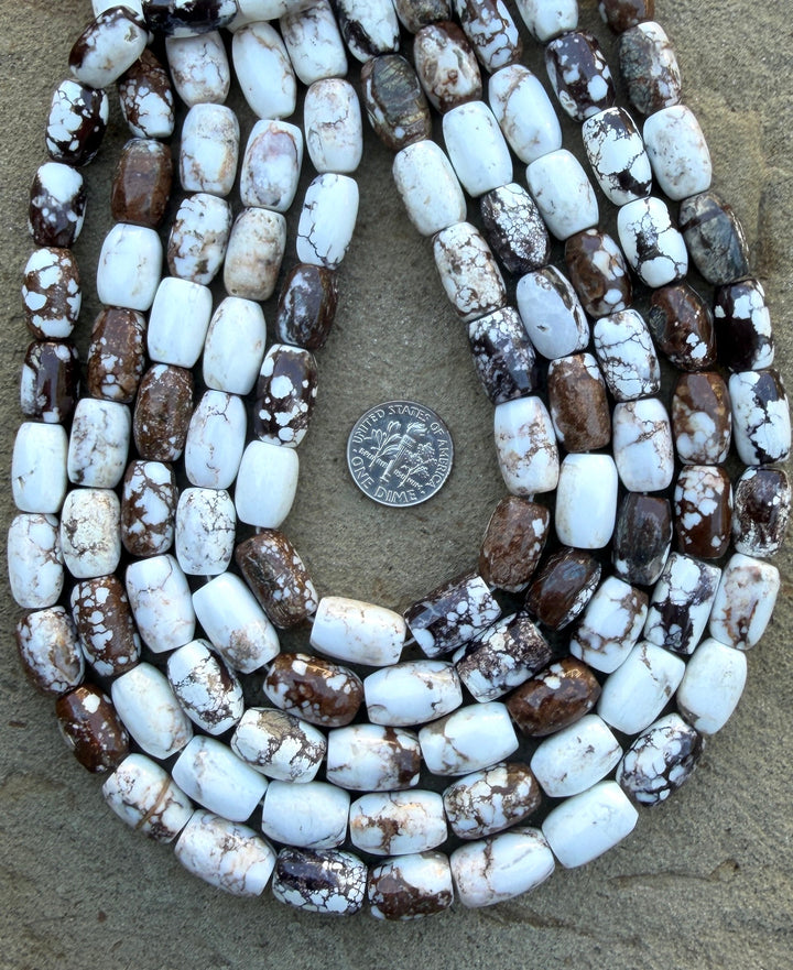 RARE AA+ Arizona Wild Horse BIG Barrel Beads 8x14mm ONE 16