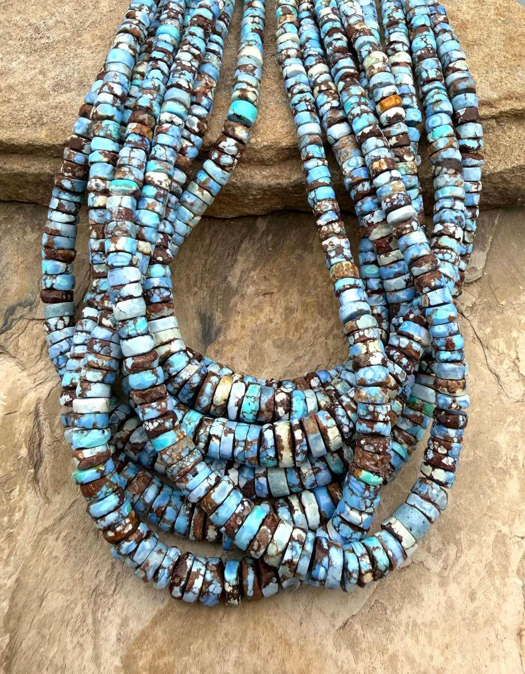 RARE AA+ Golden Hills Turquoise (Kazakhstan) Chunky Rustic