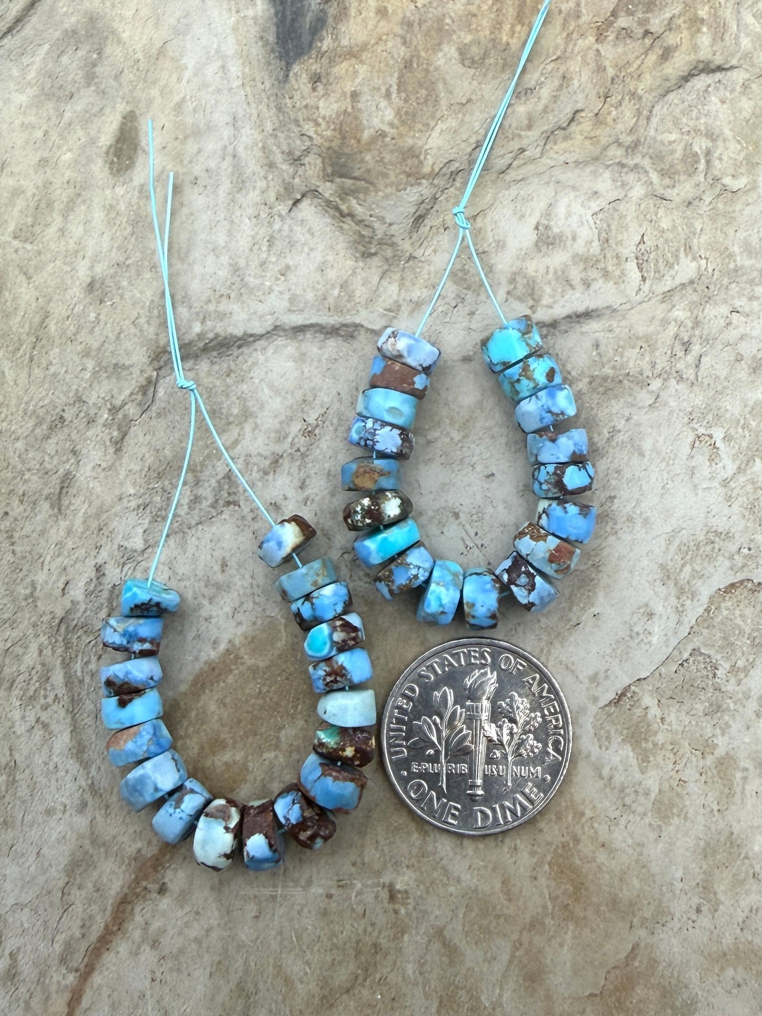 RARE AA+ Golden Hills Turquoise (Kazakhstan) Chunky Rustic
