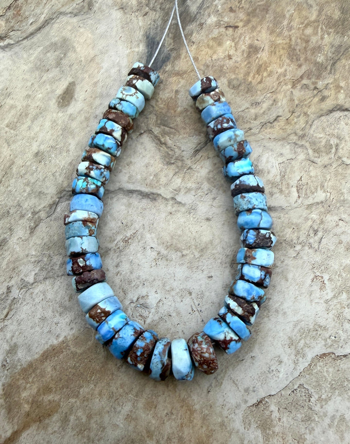 RARE AA+ Golden Hills Turquoise (Kazakhstan) Chunky Rustic