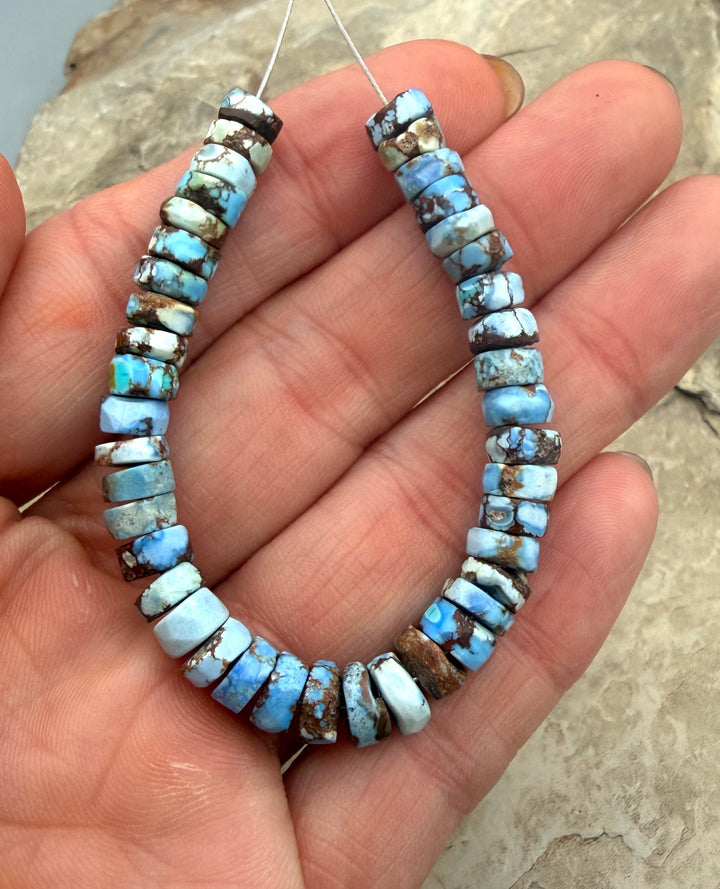 RARE AA+ Golden Hills Turquoise (Kazakhstan) Chunky Rustic