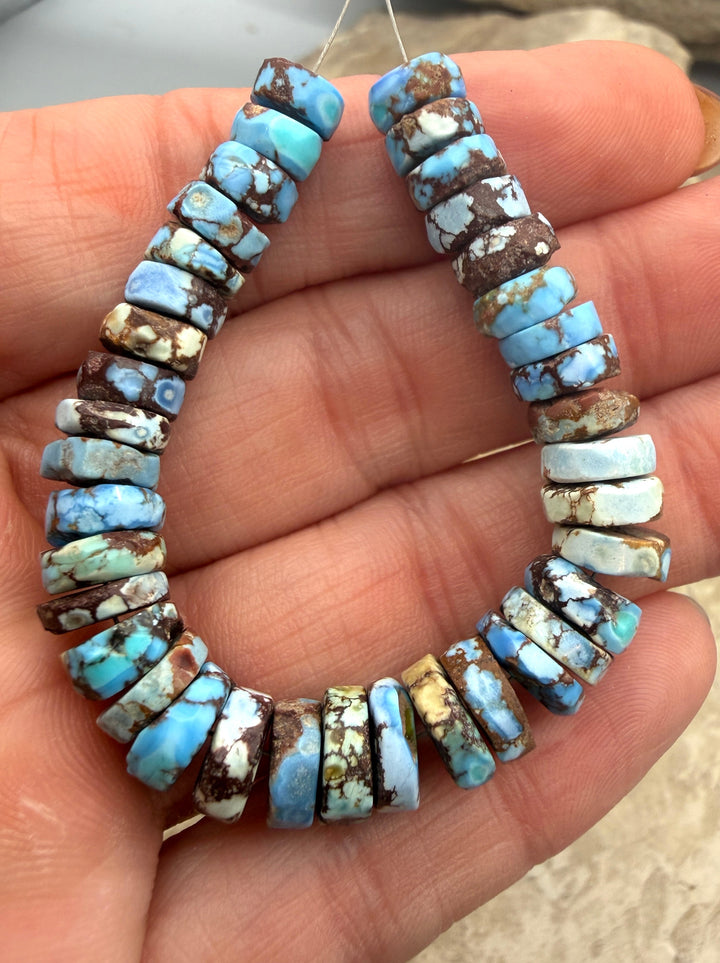 RARE AA+ Golden Hills Turquoise (Kazakhstan) Chunky Rustic