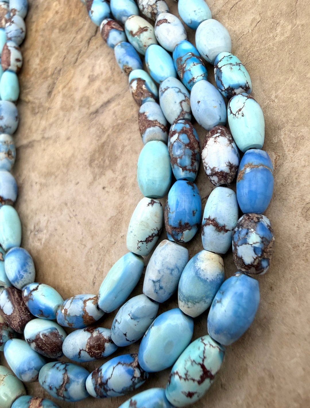 RARE AA+ Golden Hills Turquoise (Kazakhstan) Graduated Rice