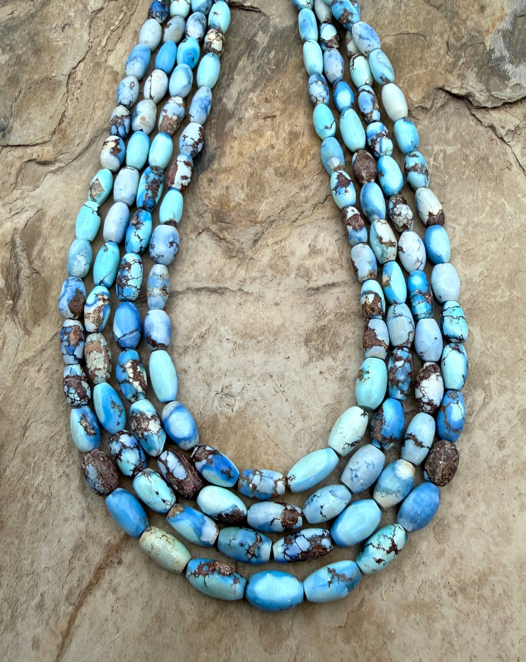 RARE AA+ Golden Hills Turquoise (Kazakhstan) Graduated Rice