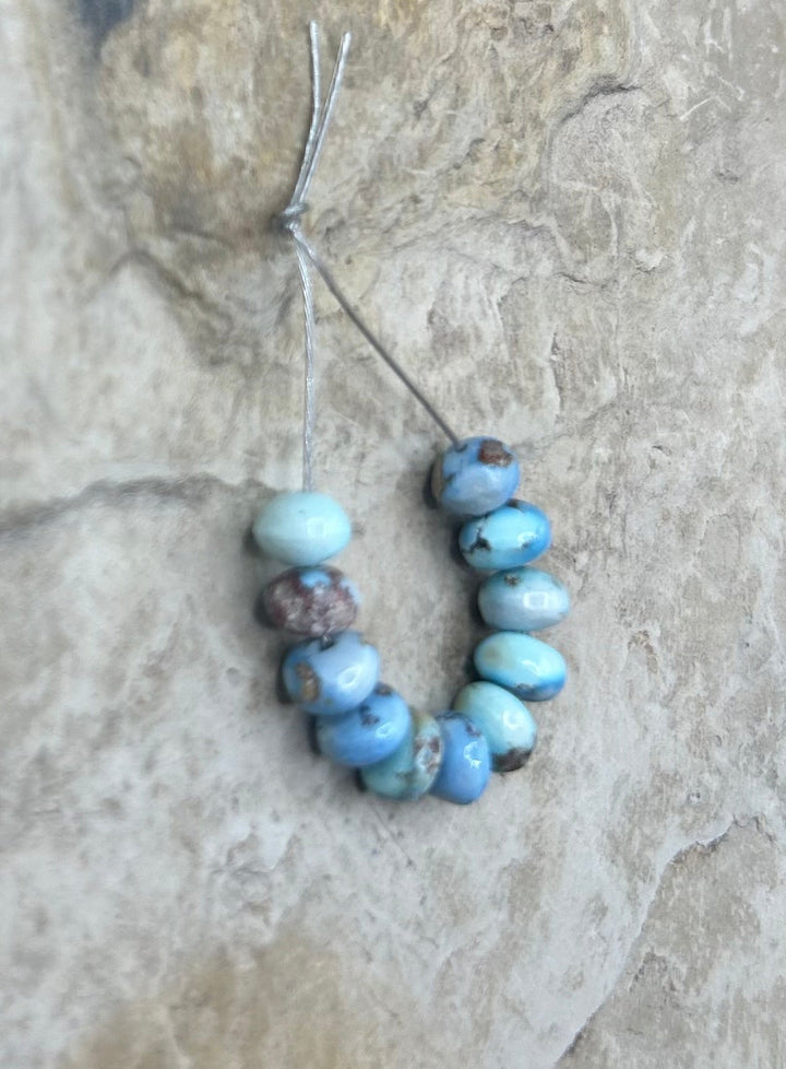 RARE AA+ Golden Hills Turquoise (Kazakhstan) Hand cut 5mm
