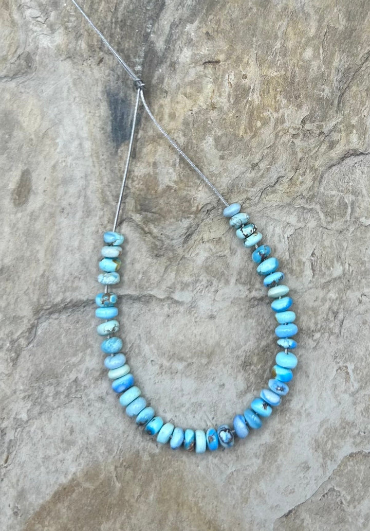 RARE AA+ Golden Hills Turquoise (Kazakhstan) Handcut 3-4mm