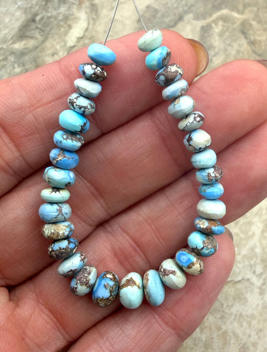 RARE AA+ Golden Hills Turquoise (Kazakhstan) Handcut