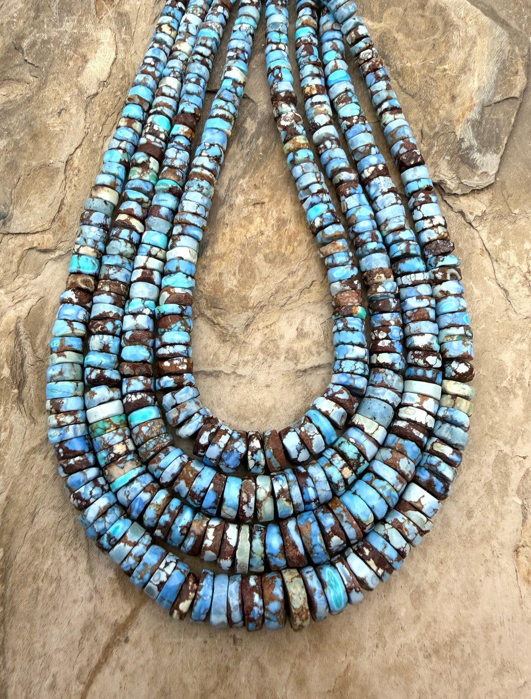 RARE AA+ Golden Hills Turquoise (Kazakhstan) Heishi Beads