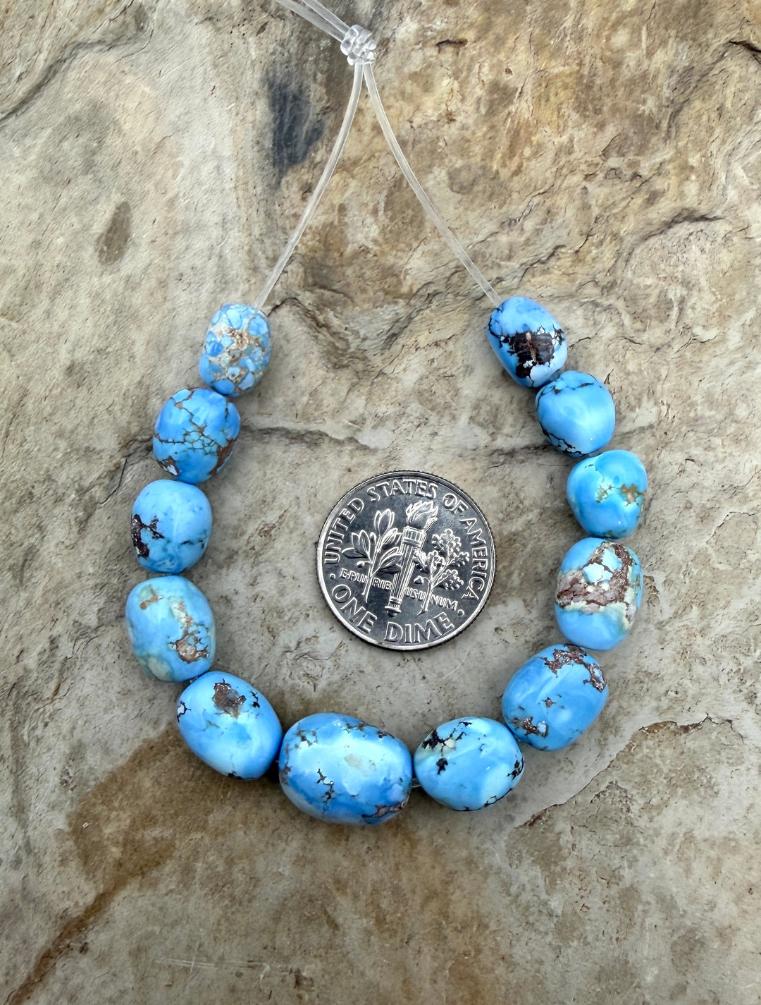 RARE AA+ Golden Hills Turquoise (Kazakhstan) Large Rounded