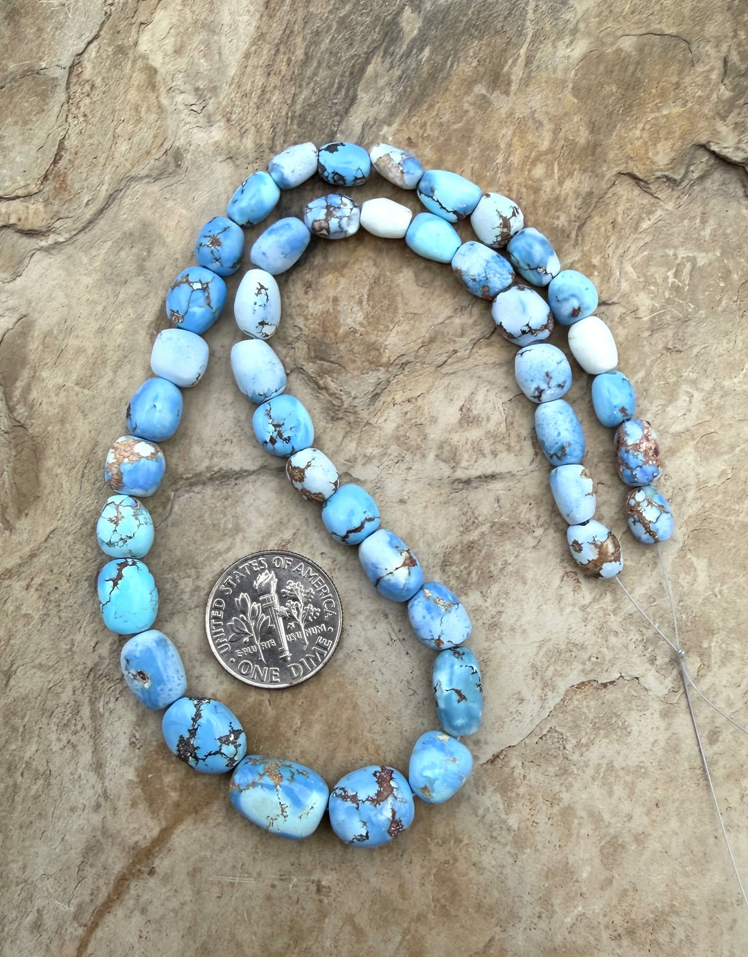 RARE AA+ Golden Hills Turquoise (Kazakhstan) Large Rounded