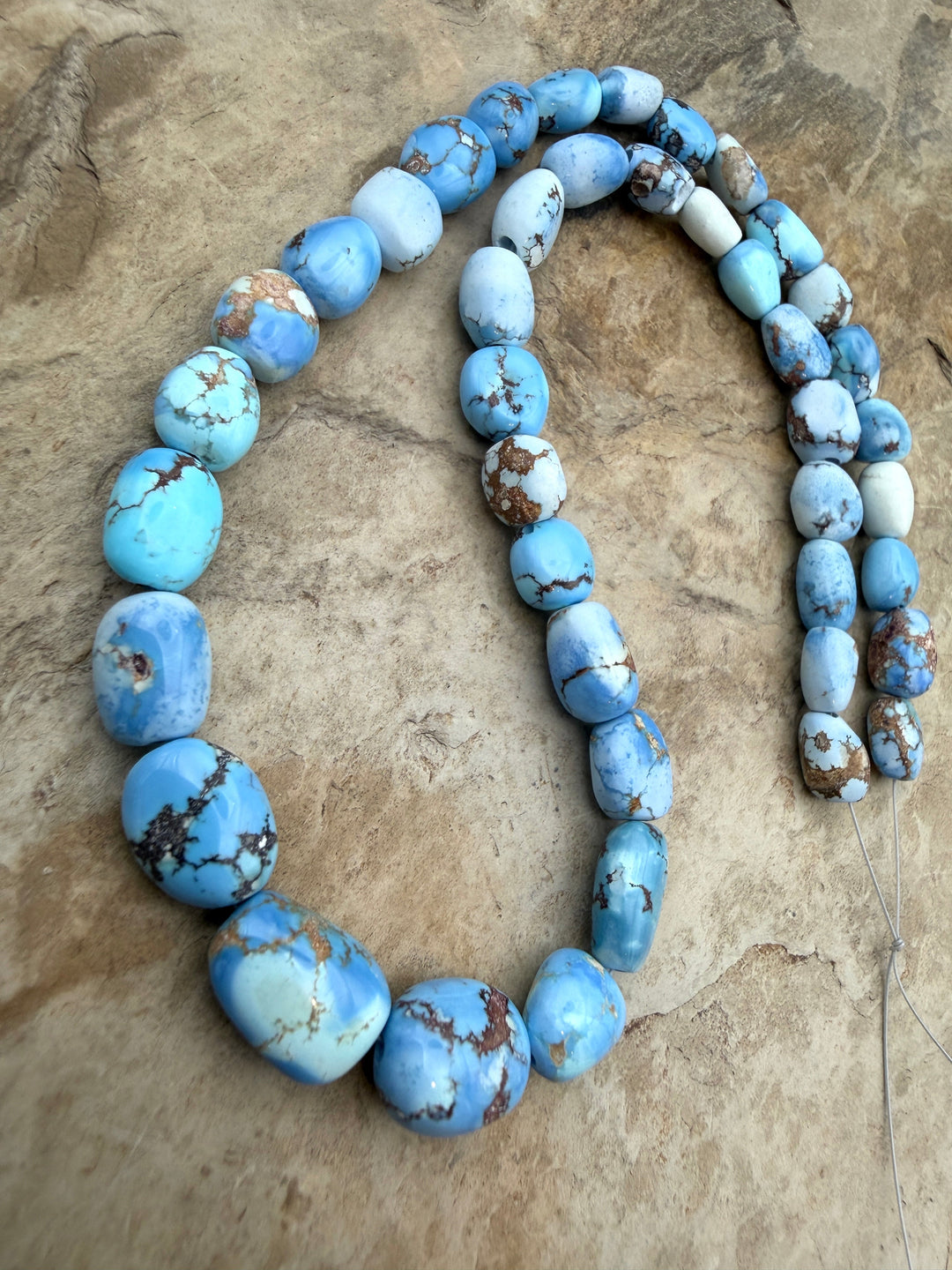 RARE AA+ Golden Hills Turquoise (Kazakhstan) Large Rounded