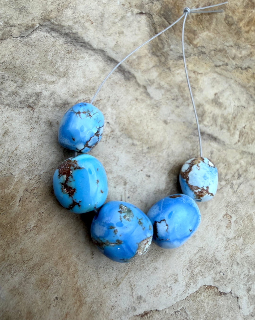 RARE AA+ Golden Hills Turquoise (Kazakhstan) Large Rounded