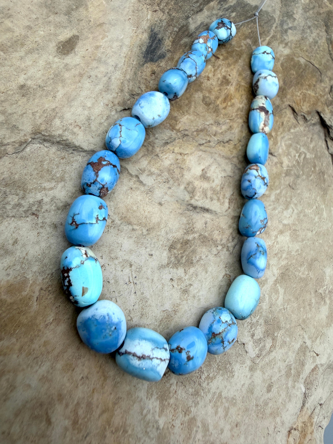 RARE AA+ Golden Hills Turquoise (Kazakhstan) Large Rounded