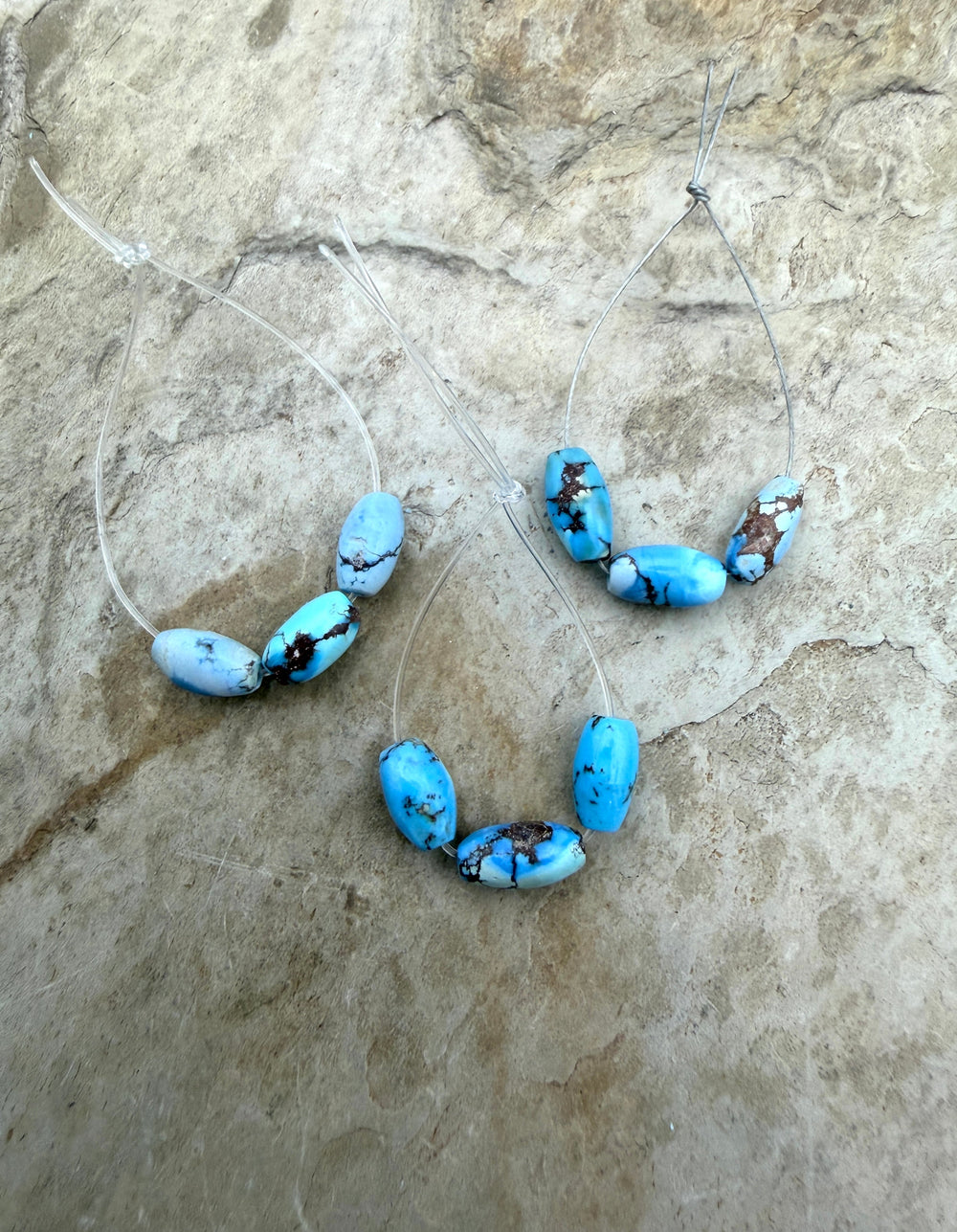 RARE AA+ Golden Hills Turquoise (Kazakhstan) Rice Beads