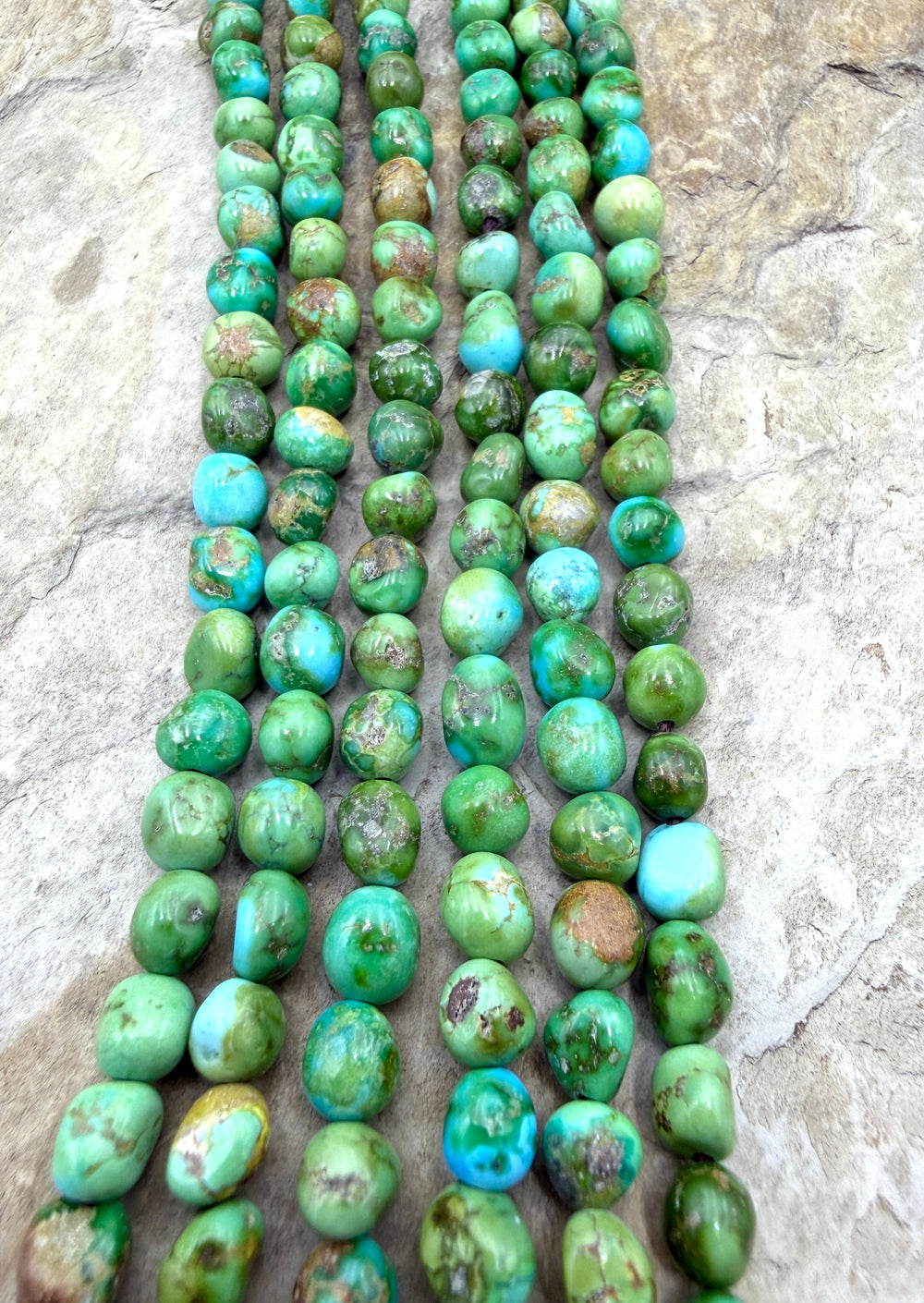 RARE AA+ Sonoran Gold Turquoise (Mex) 5mm Smooth Rounded