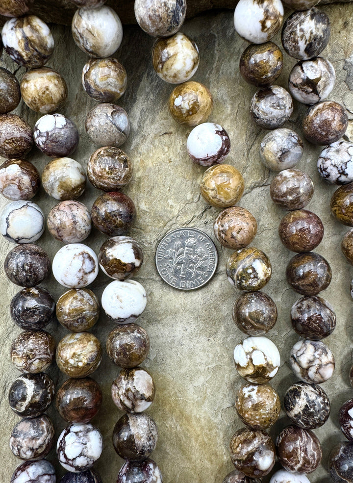 RARE AAA + Arizona Wild Horse 12mm Round Beads Strand 16