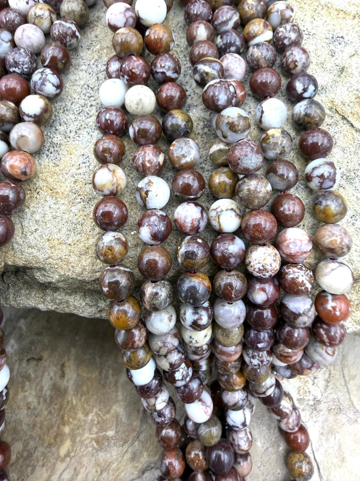 RARE AAA+ Arizona Wild Horse 4mm Round Beads Strand 16 inch